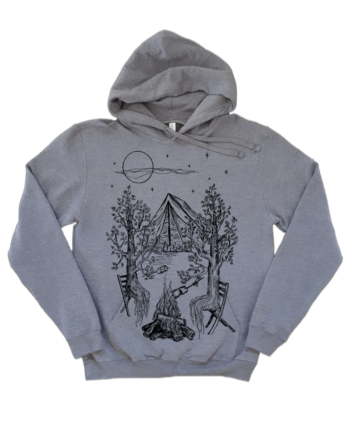 Trees Camping Unisex Fleece Hoodie