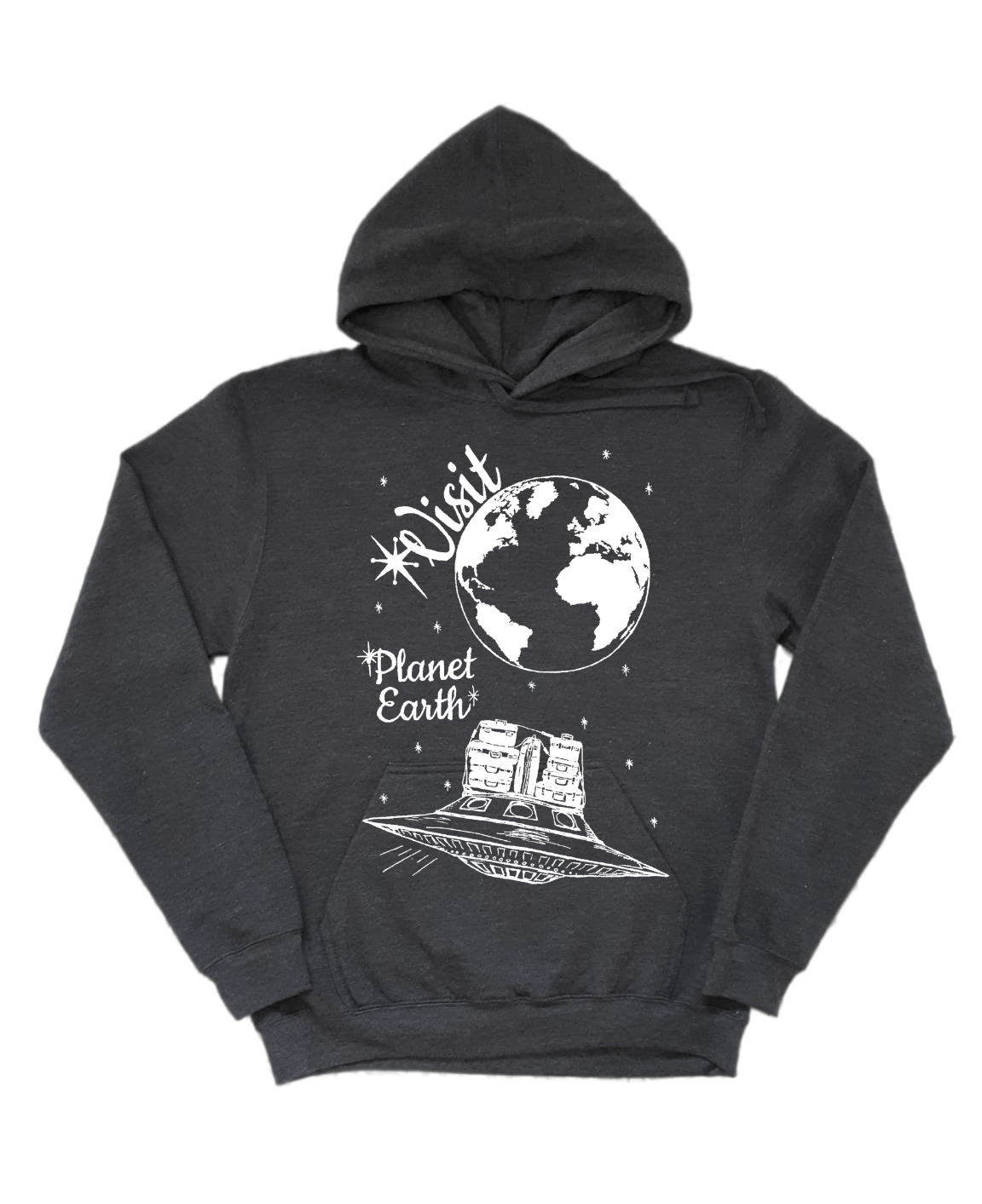 Visit Planet Earth Unisex Fleece Hoodie