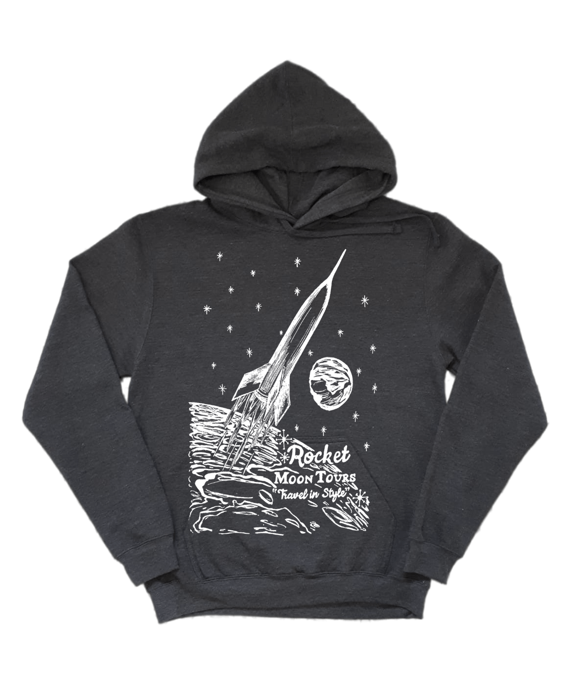 Rocket Moon Tours Unisex Fleece Hoodie