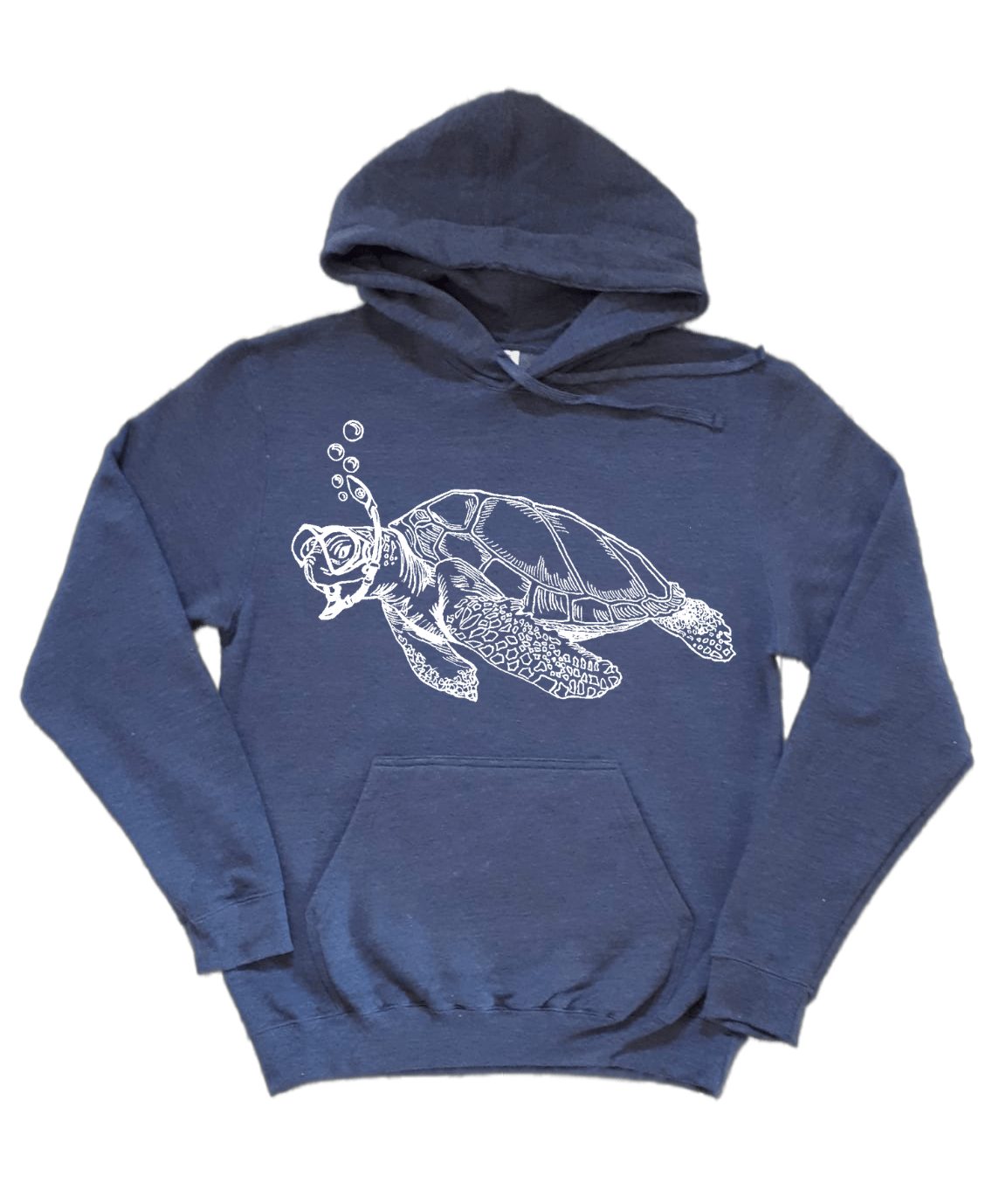 Snorkeling Sea Turtle Unisex Fleece Hoodie