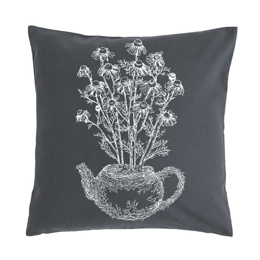 Chamomile Teapot 20 x 20 Cushion Cover