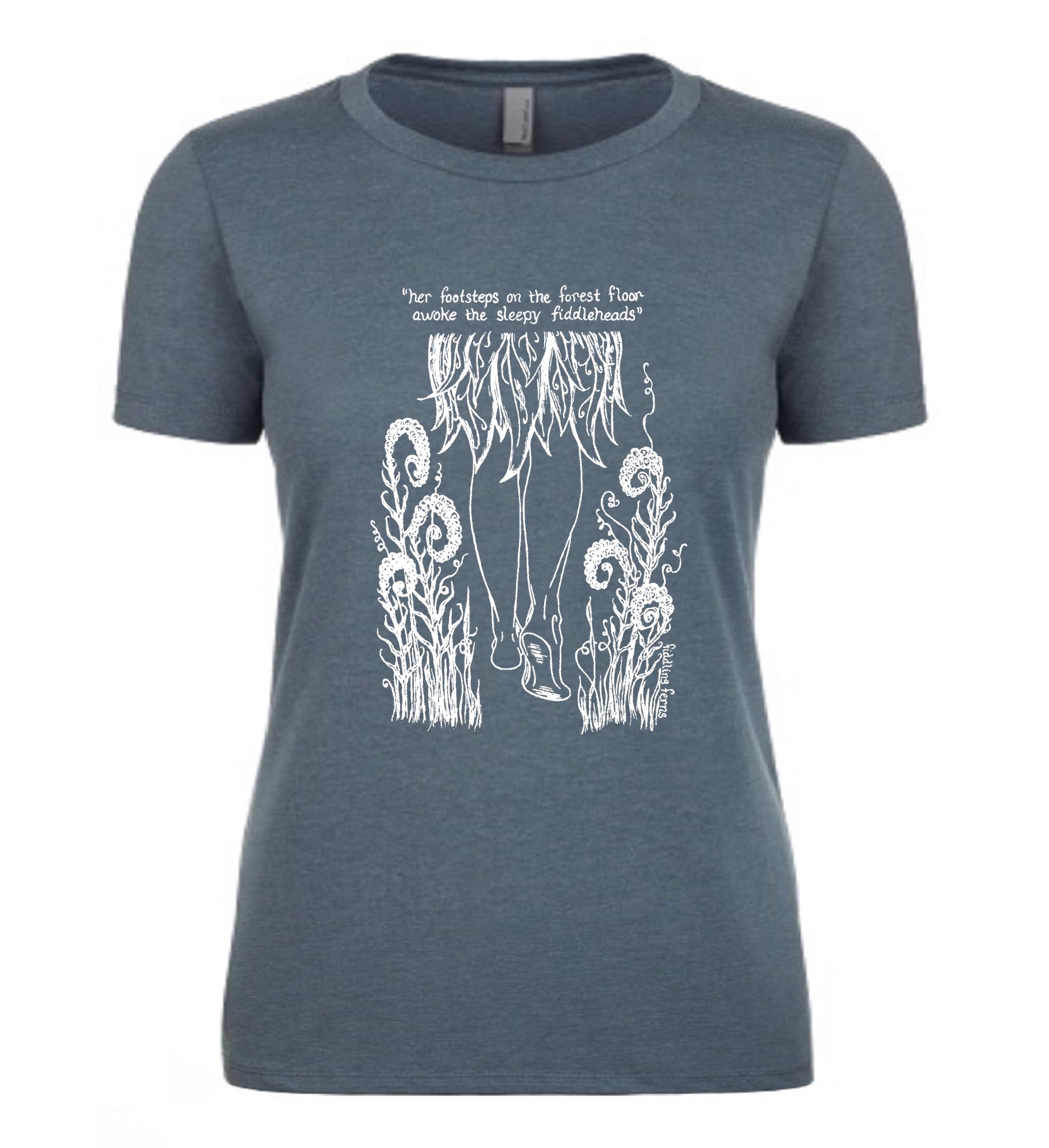Forest Fairy Ladies Snug Fit T Shirt – Fiddling Ferns Artisan Studio