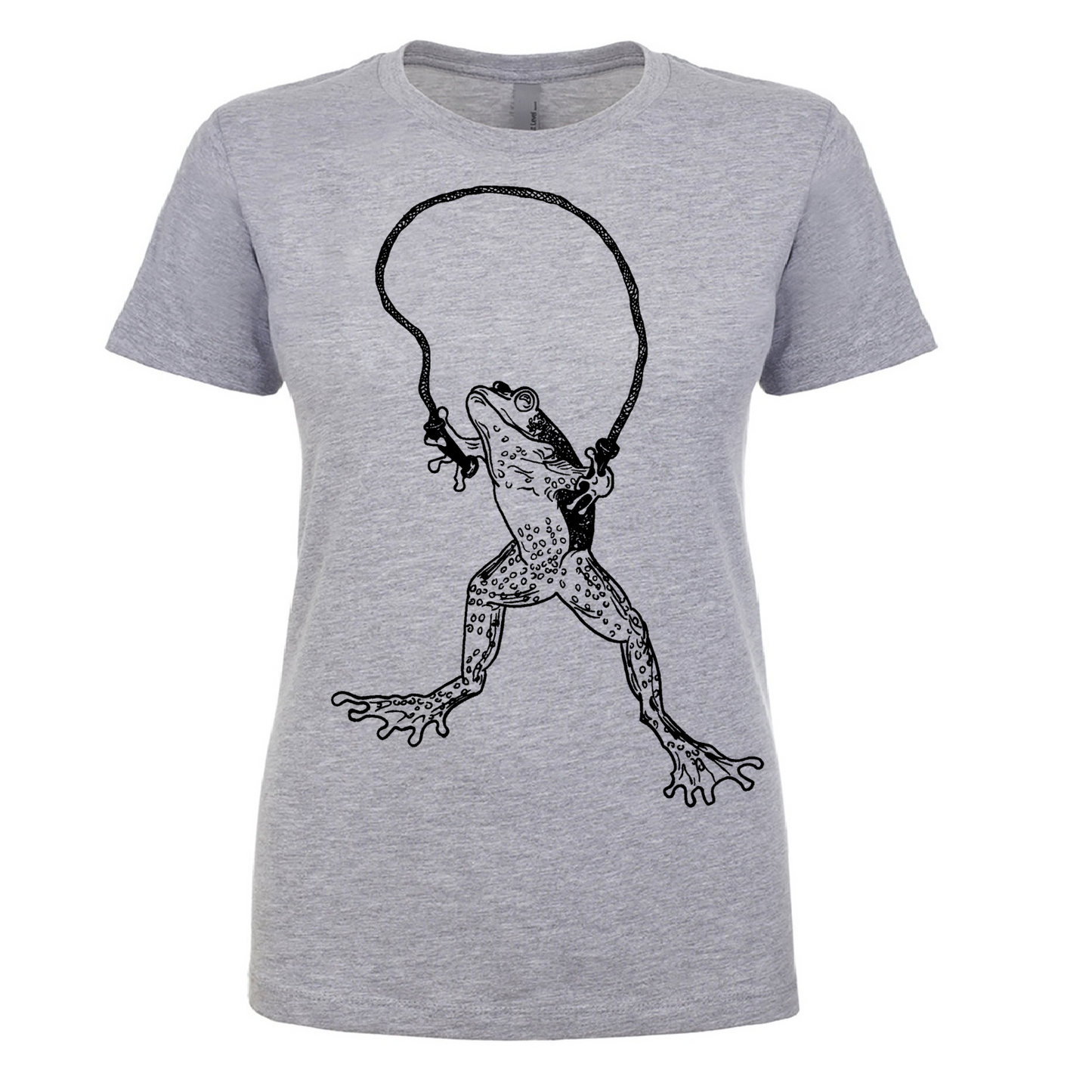 Jumping Frog Ladies T Shirt