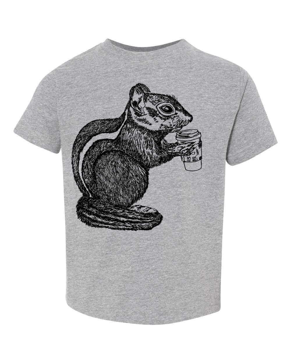 The Caffeinated Chipmunk Toddler Tee