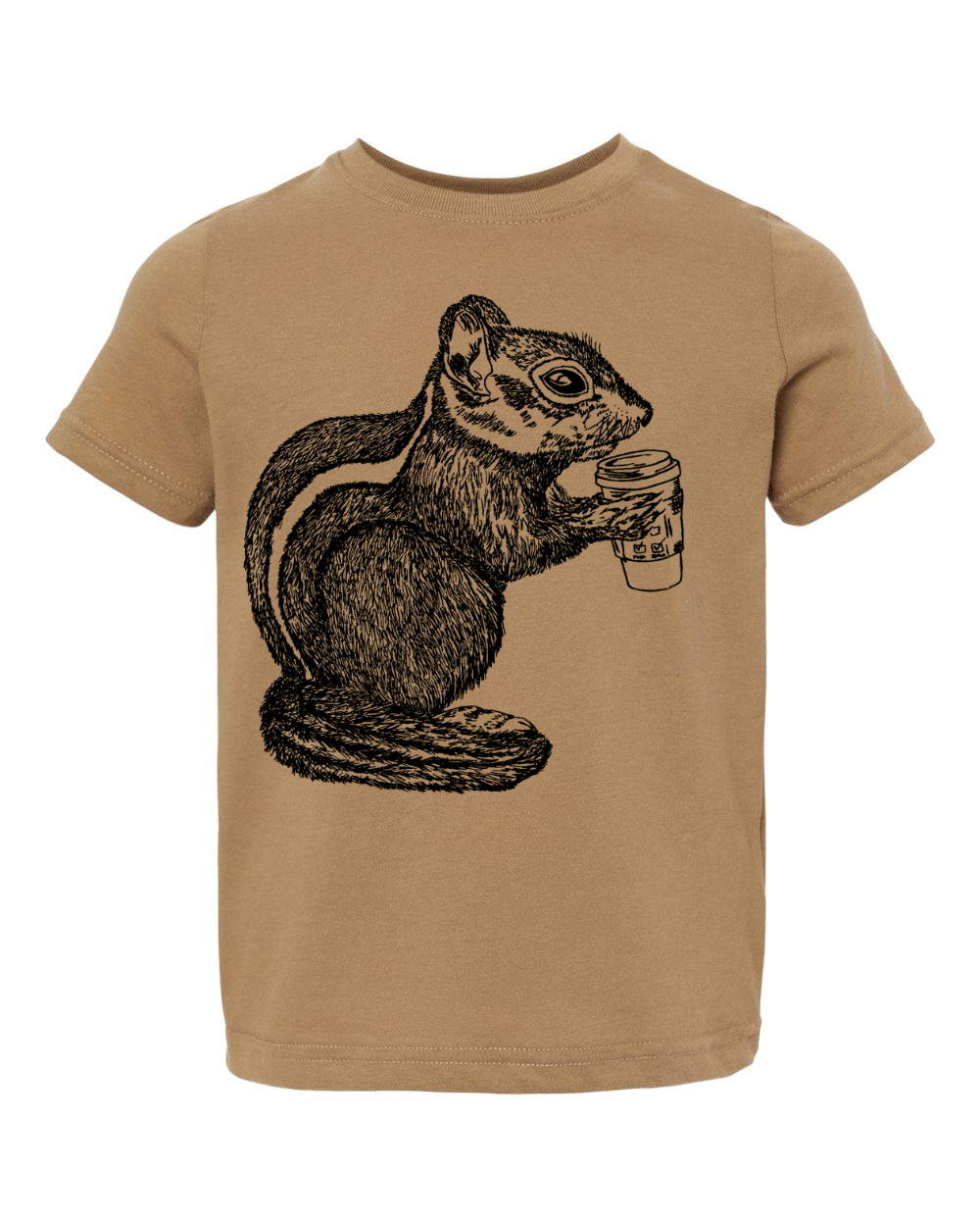 The Caffeinated Chipmunk Toddler Tee