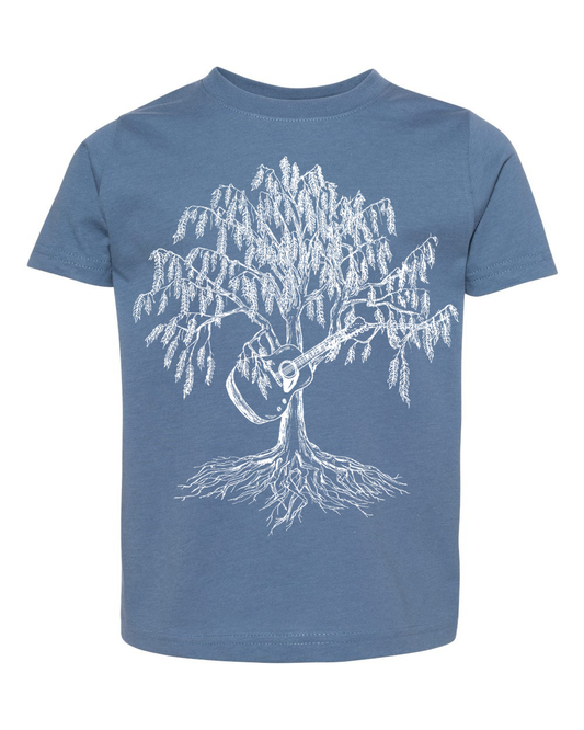 Weeping Willow Tree Guitar Toddler Tee