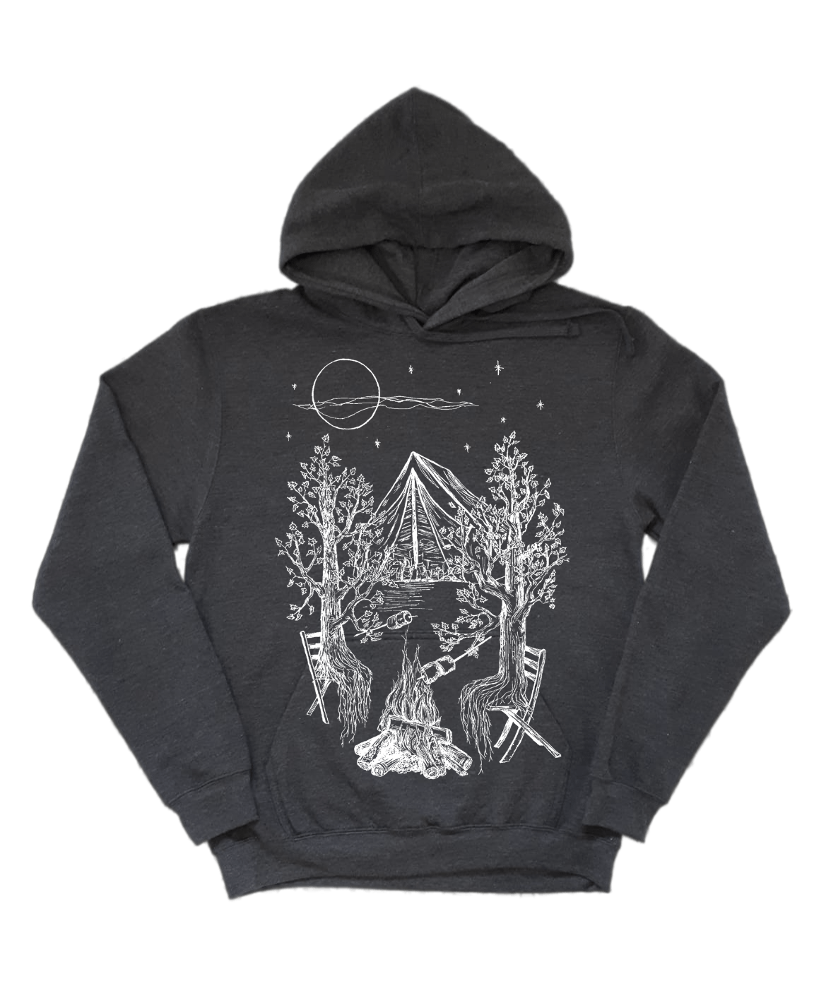 Trees Camping Unisex Fleece Hoodie