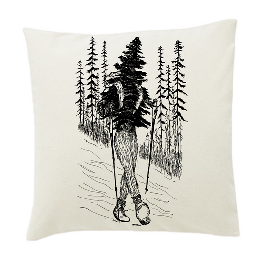 Hiking Tree 20 x 20 Cushion Cover