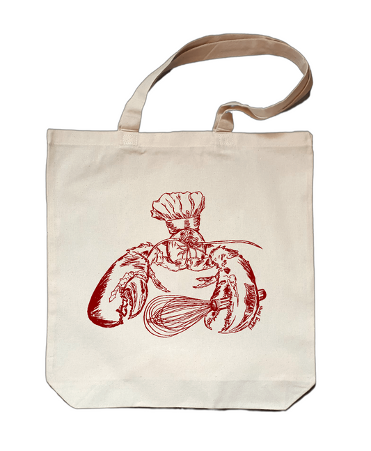 Lobster Chef Small Cotton Tote
