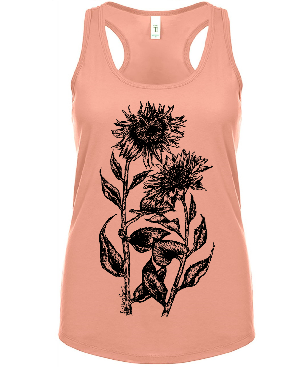 Sunflowers Ladies Tank Top