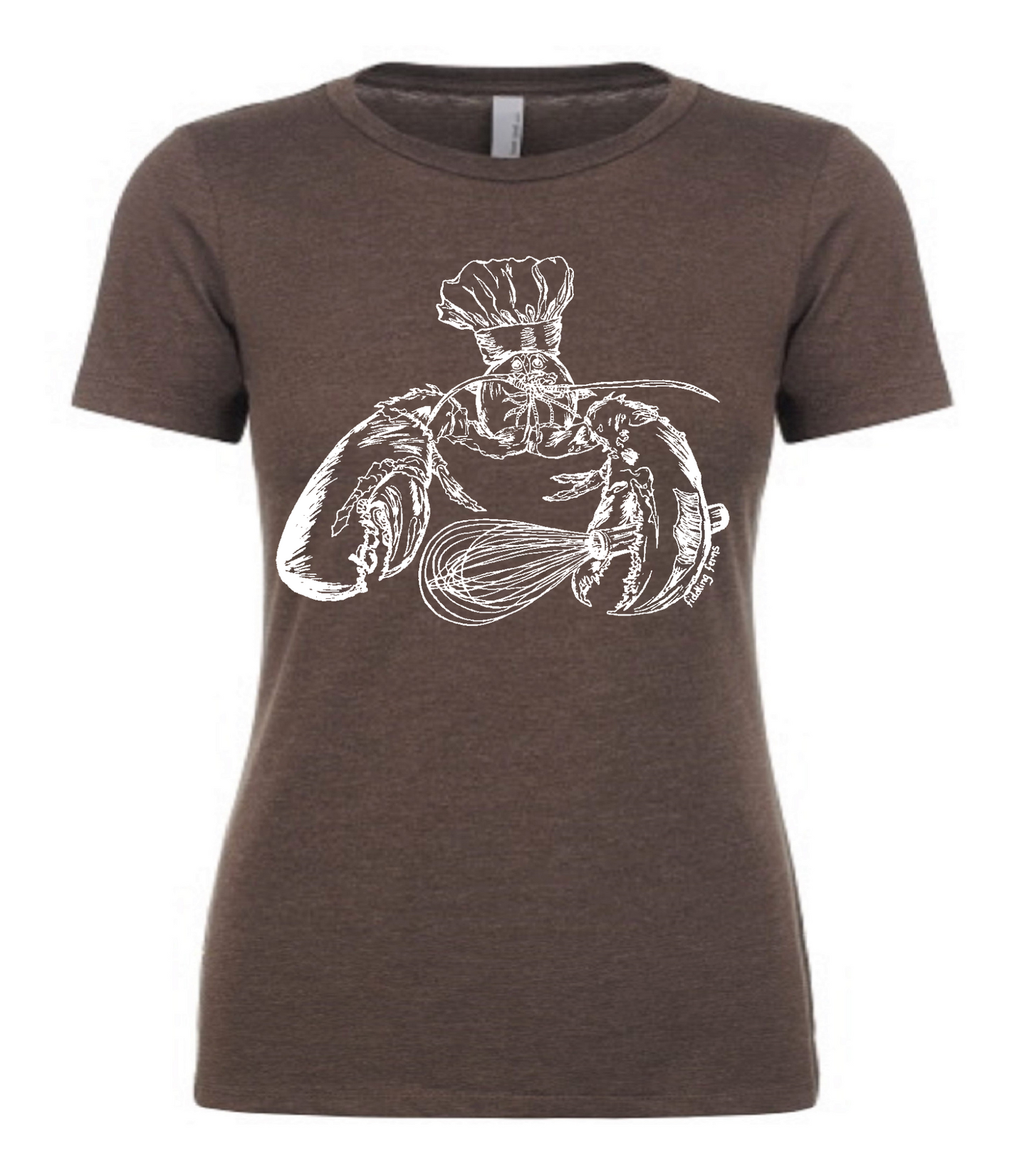 Chef Lobster Ladies T Shirt