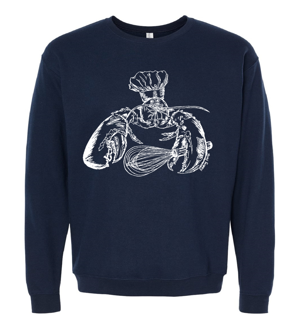Lobster Chef Unisex Fleece Crewneck