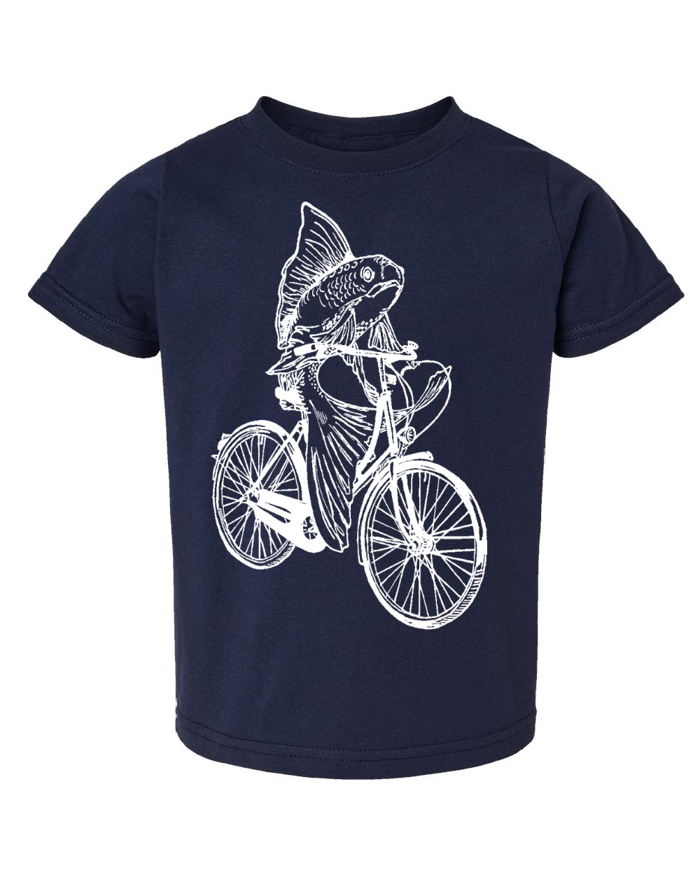 Fish on a Bicycle Toddler Tee
