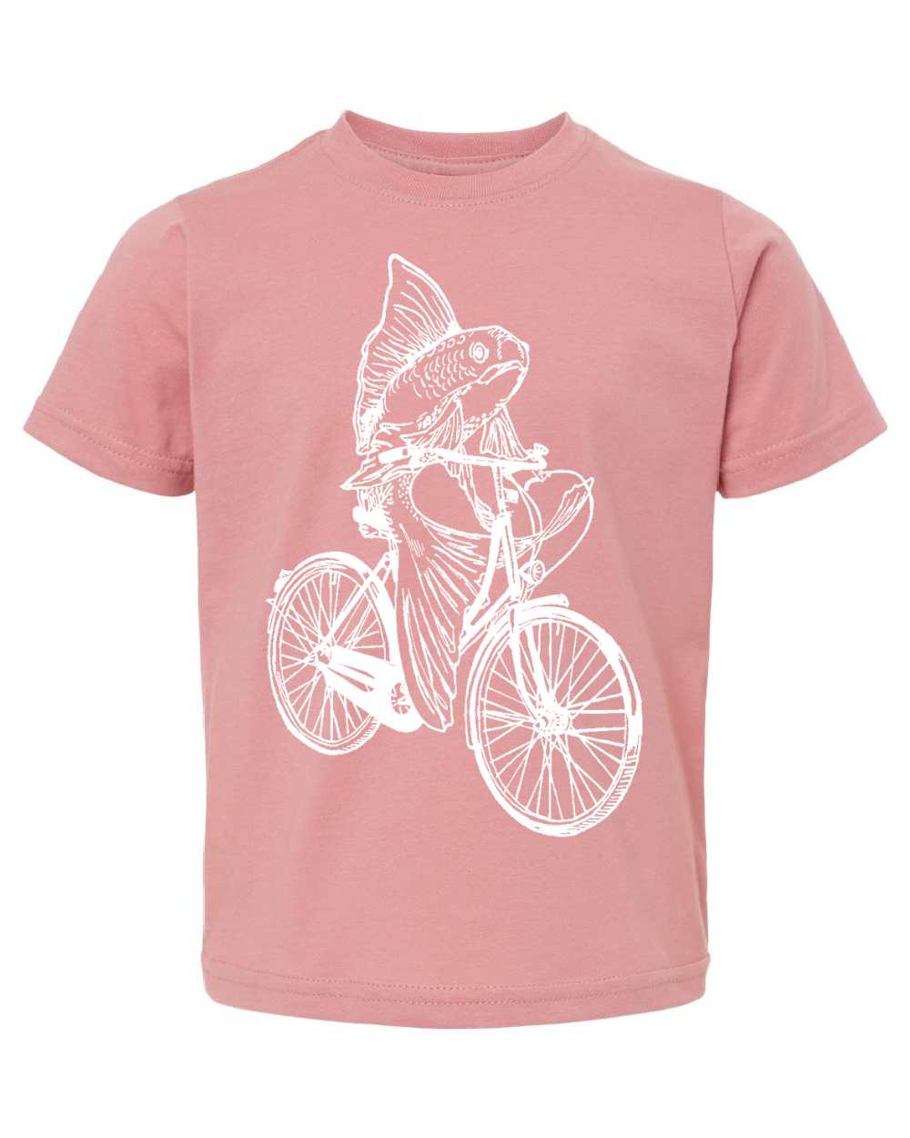 Fish on a Bicycle Toddler Tee