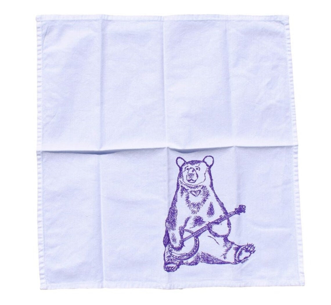 Set of 8 Trees and Forest Animals Napkins Bright