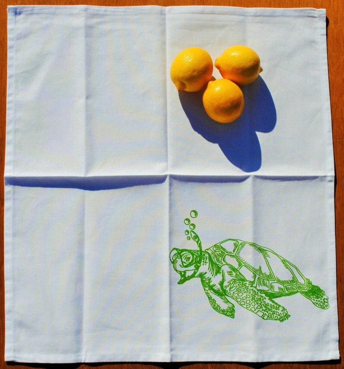 Set of 4 Sea Creature Napkins Bright