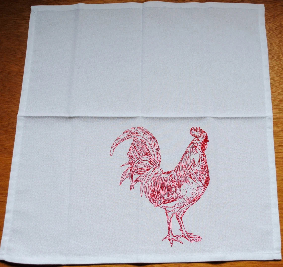 Set of 8 Farmhouse and Farm Animal Napkins Bright