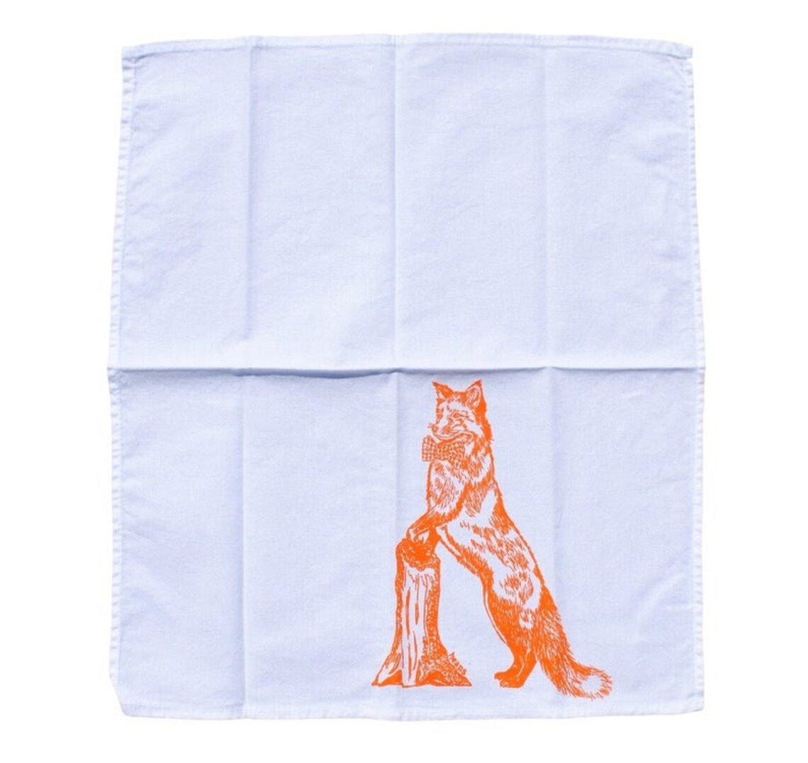 Set of 8 Forest Animal Napkins Bright