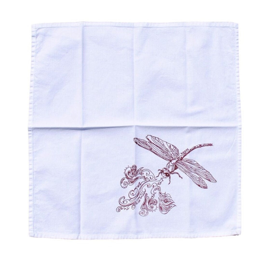 Set of 8 Forest Animal Napkins Dark Ink