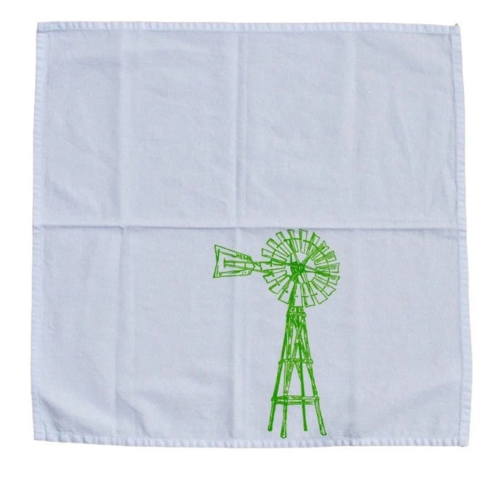 Set of 8 Farmhouse and Farm Animal Napkins Bright