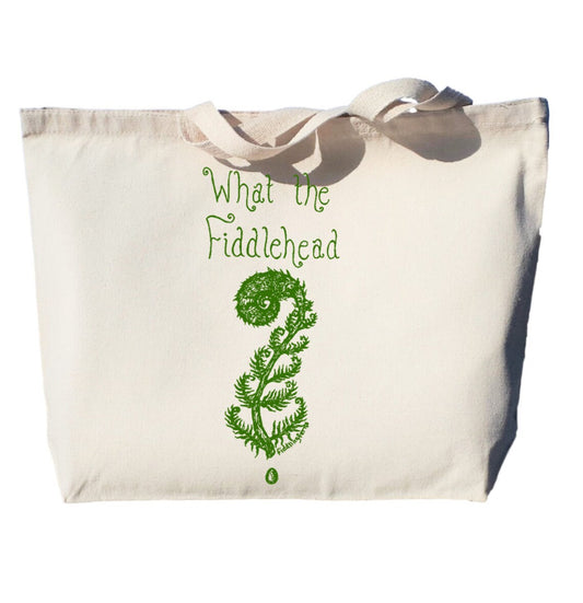 What the Fiddlehead Large Heavyweight Canvas Tote