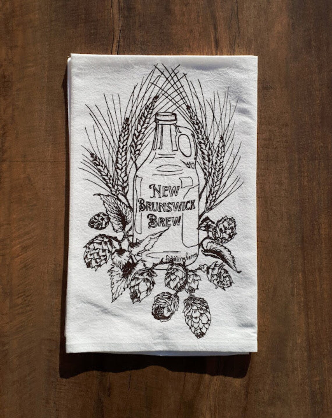 NB Brew Craft Beer Flour Sack Tea Towel