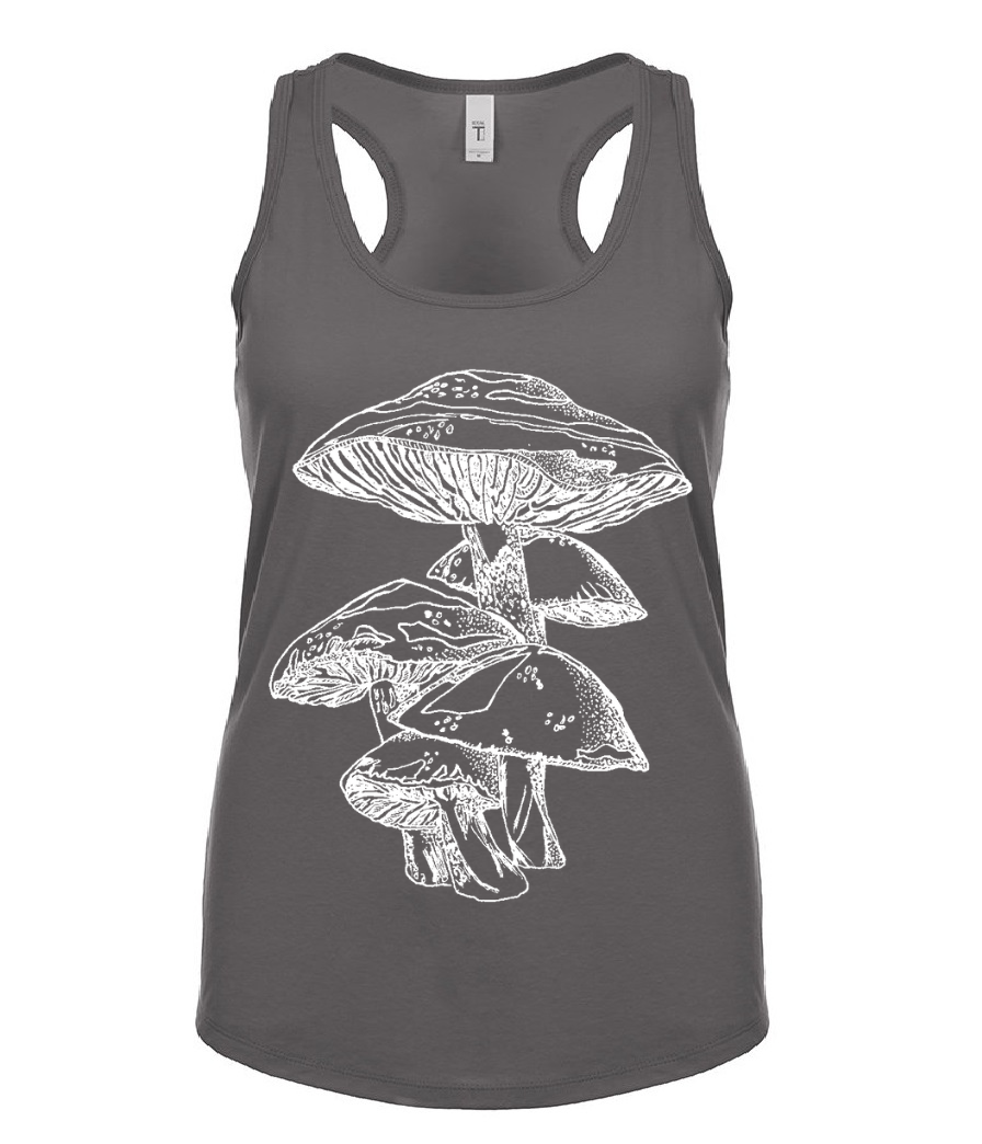 Mushrooms Ladies Tank Top